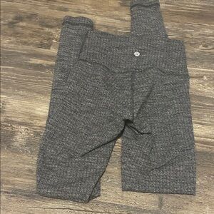lululemon athletica Charcoal Knit Leggings